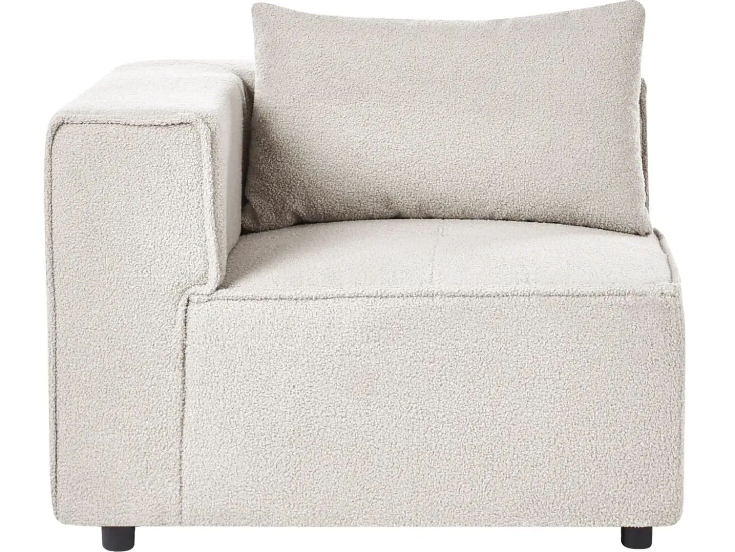 Sale Sofa modułowa dla 2 osób AXEBO Złamana biel Boucle Wszystkie Sofy|Sofy Dwuosobowe