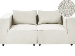Sale Sofa modułowa dla 2 osób AXEBO Złamana biel Boucle Wszystkie Sofy|Sofy Dwuosobowe