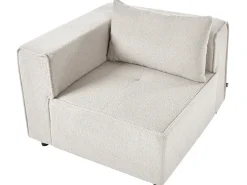 Sale Sofa modułowa dla 2 osób AXEBO Złamana biel Boucle Wszystkie Sofy|Sofy Dwuosobowe