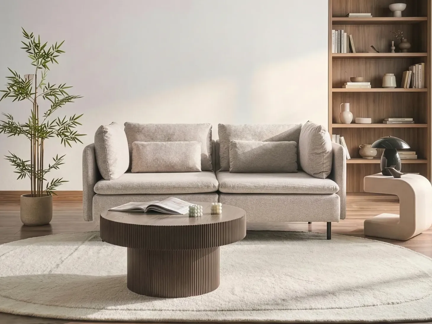 Sale Sofa modułowa dla 2 osób EGERIS Wszystkie Sofy|Sofy Dwuosobowe