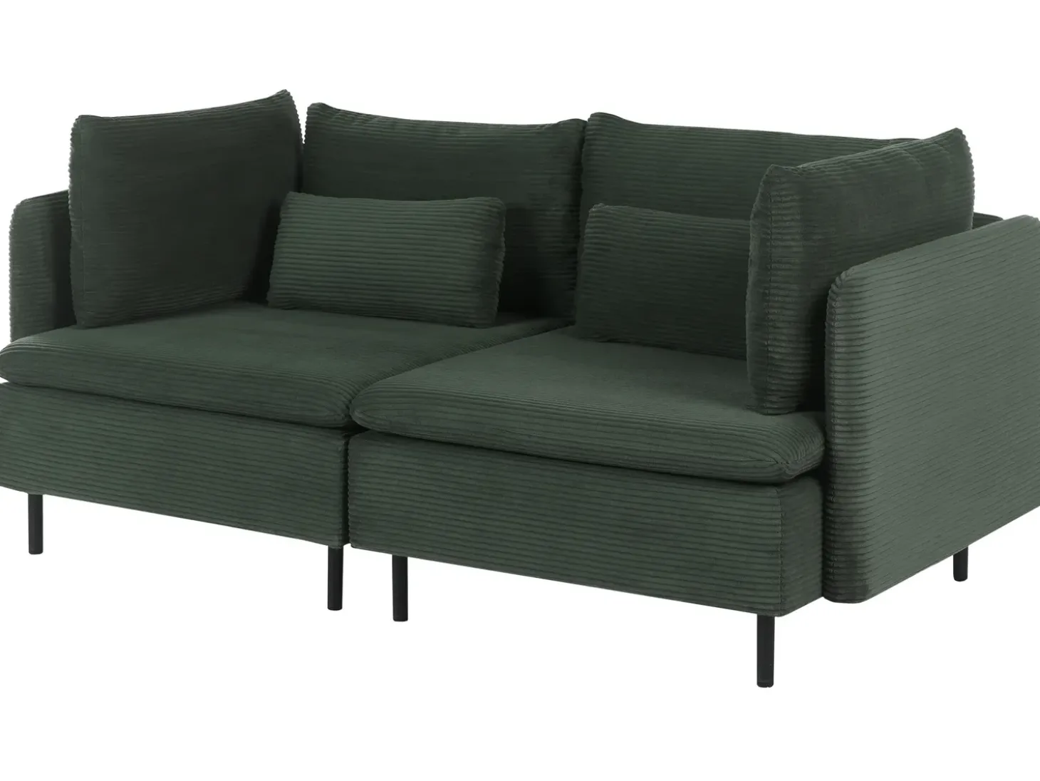 Hot Sofa modułowa dla 2 osób EGERIS Ciemno Sztruks Wszystkie Sofy|Sofy Dwuosobowe