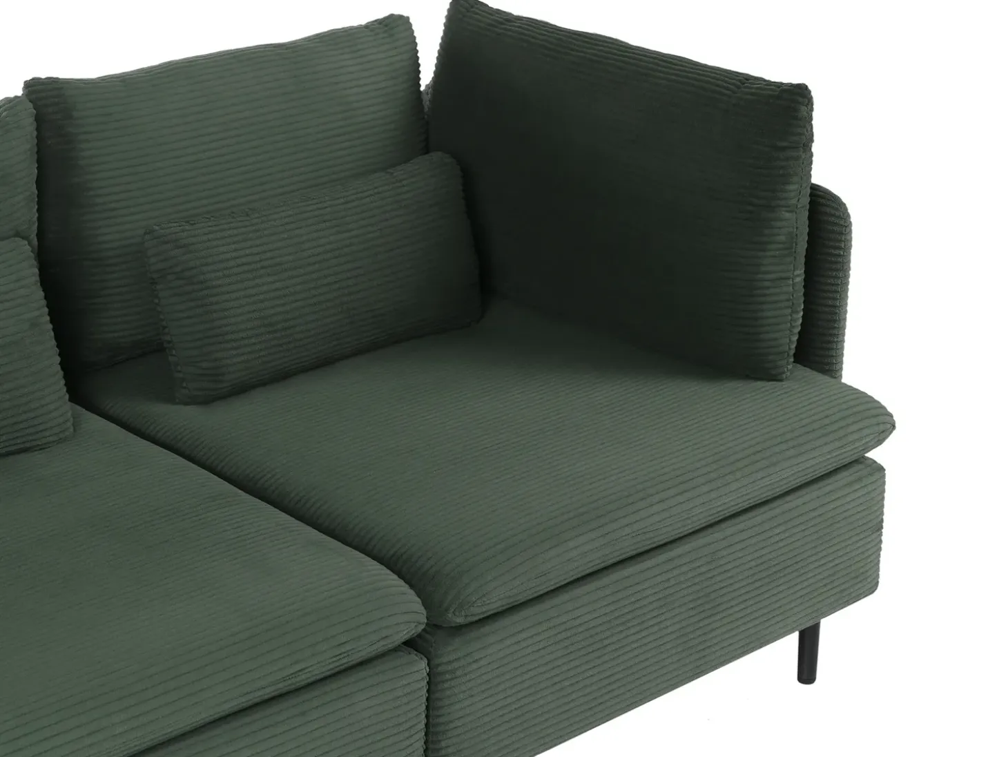 Hot Sofa modułowa dla 2 osób EGERIS Ciemno Sztruks Wszystkie Sofy|Sofy Dwuosobowe