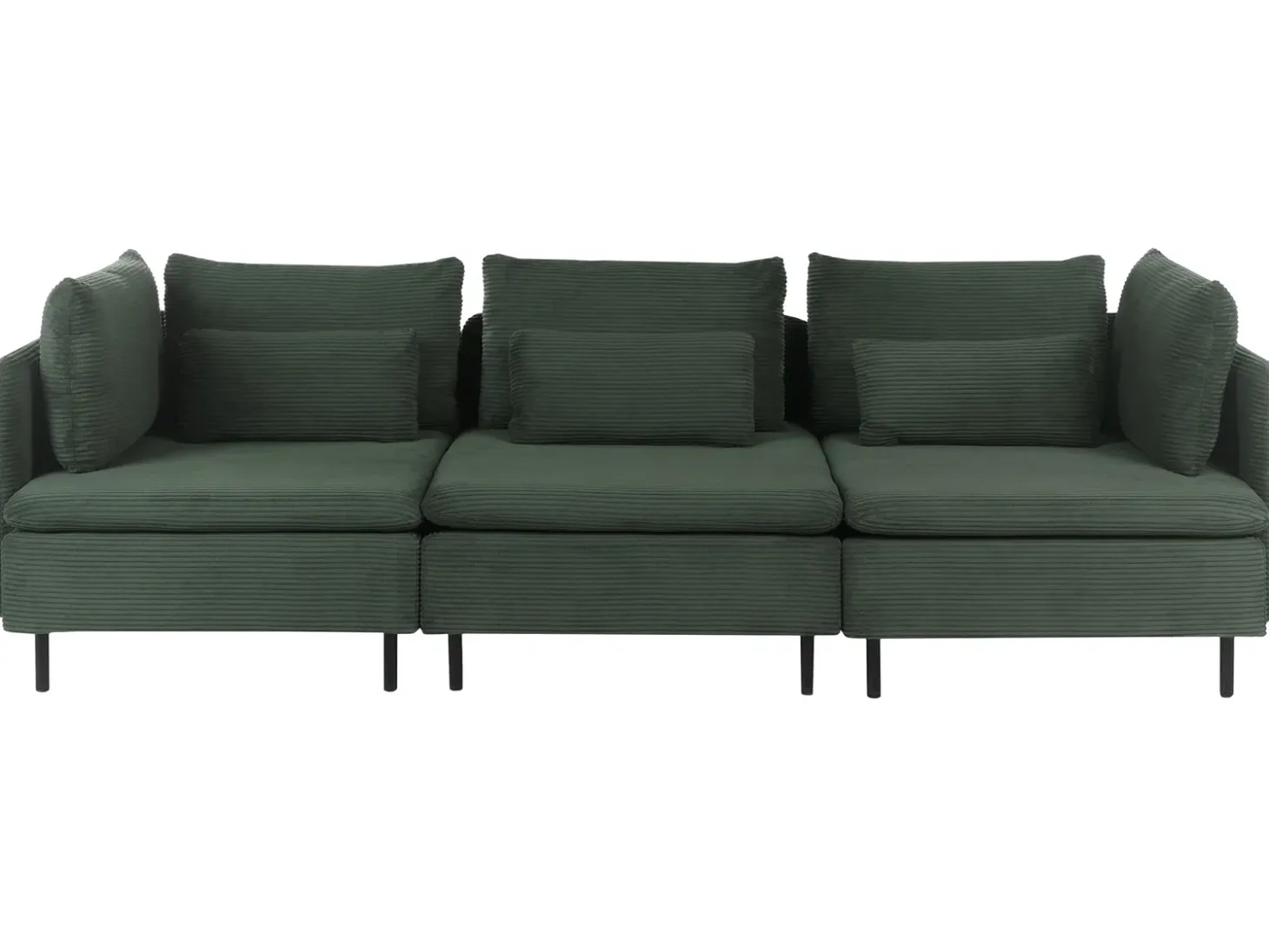 Online Sofa modułowa dla 3 osób EGERIS Ciemno Sztruks Wszystkie Sofy|Sofy Dwuosobowe