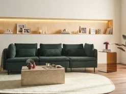 Online Sofa modułowa dla 3 osób EGERIS Ciemno Sztruks Wszystkie Sofy|Sofy Dwuosobowe