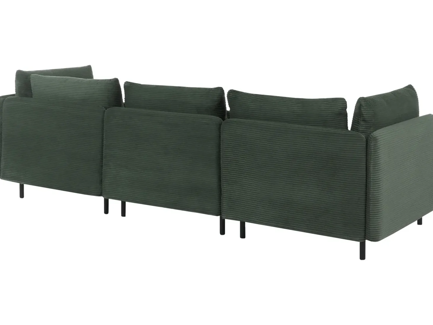 Online Sofa modułowa dla 3 osób EGERIS Ciemno Sztruks Wszystkie Sofy|Sofy Dwuosobowe
