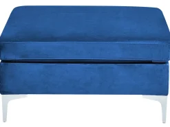 Online Sofa modułowa dla 3 osób EVJA Granatowy Welur z otomaną Wszystkie Sofy|Kolekcje Sof
