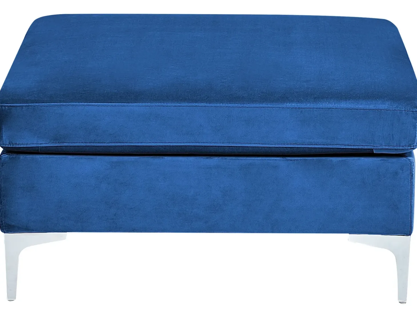 Online Sofa modułowa dla 3 osób EVJA Granatowy Welur z otomaną Wszystkie Sofy|Kolekcje Sof