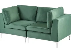 Clearance Sofa modułowa dla 2 osób EVJA Welur Wszystkie Sofy|Sofy Dwuosobowe
