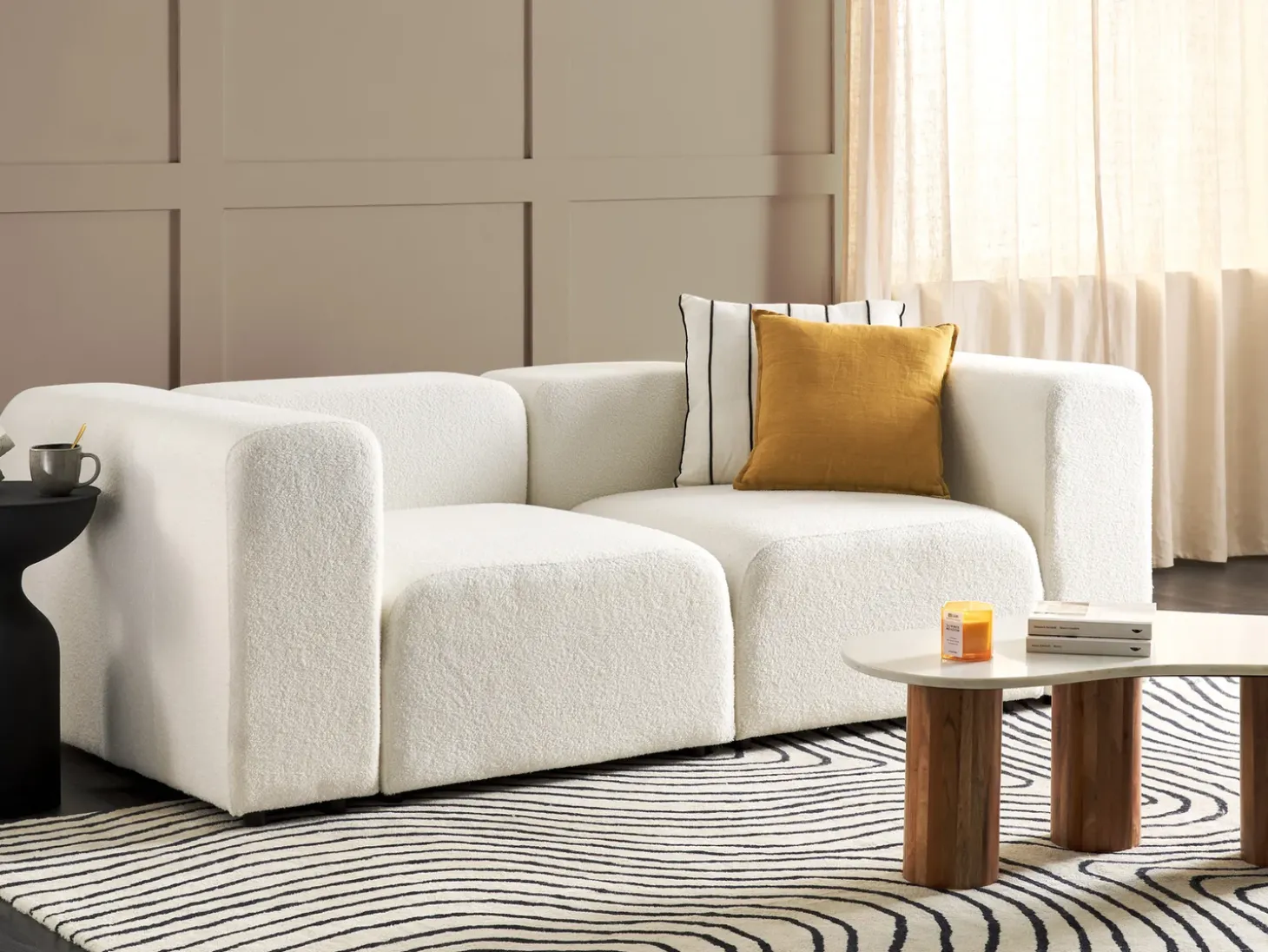 Hot Sofa modułowa dla 2 osób FALSTERBO Boucle Wszystkie Sofy|Sofy Dwuosobowe