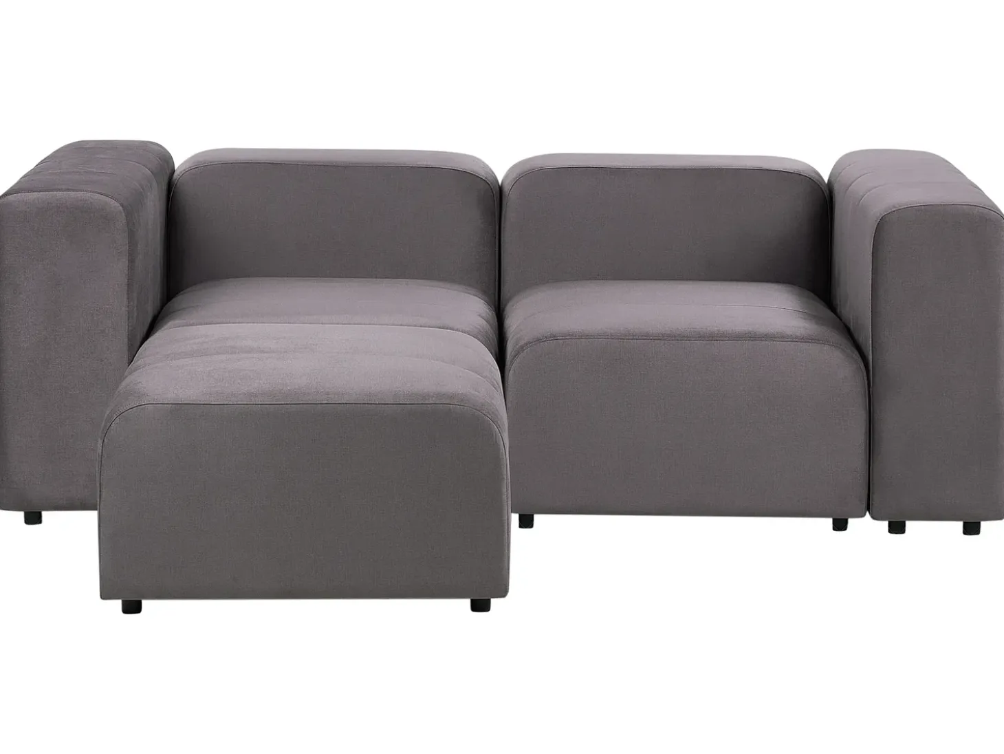 Sofa modułowa dla 2 osób FALSTERBO Ciemno Welur z otomaną Wszystkie Sofy|Sofy Dwuosobowe