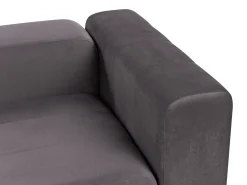 Sofa modułowa dla 2 osób FALSTERBO Ciemno Welur z otomaną Wszystkie Sofy|Sofy Dwuosobowe
