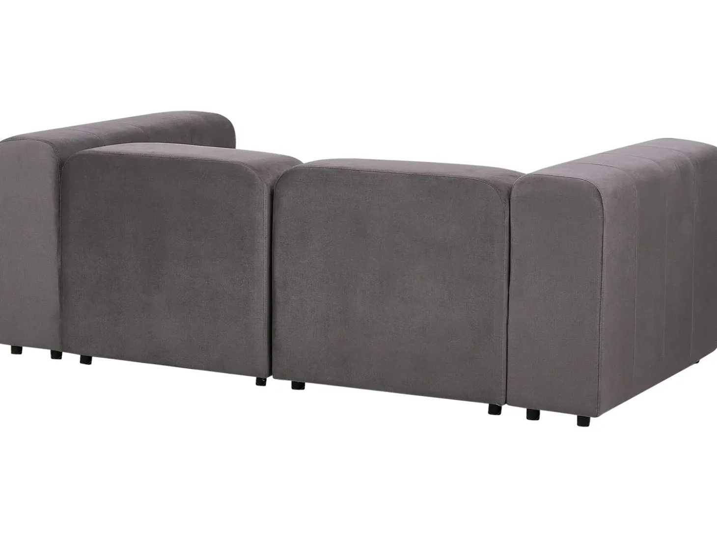 Sofa modułowa dla 2 osób FALSTERBO Ciemno Welur z otomaną Wszystkie Sofy|Sofy Dwuosobowe
