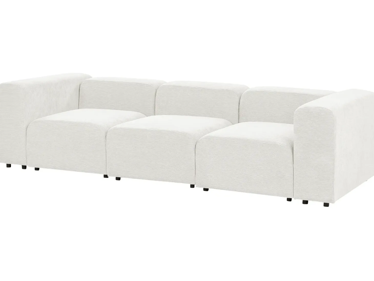 Outlet Sofa modułowa dla 3 osób FALSTERBO Złamana biel Sztruks Wszystkie Sofy|Kolekcje Sof