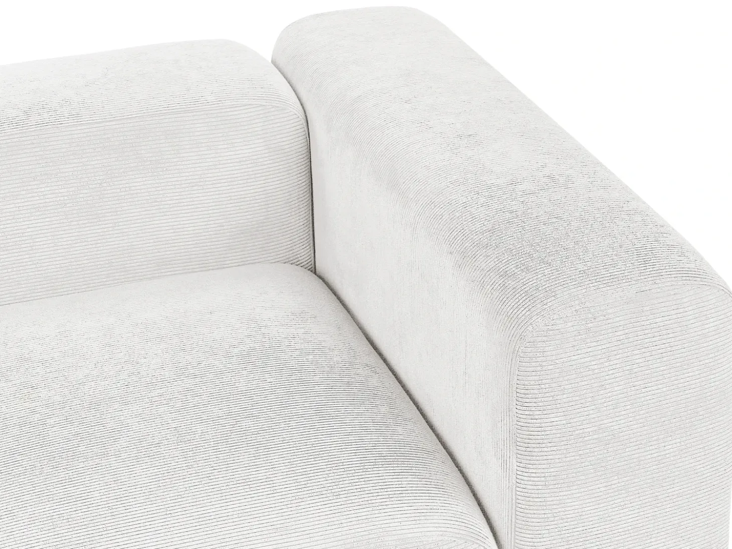 Outlet Sofa modułowa dla 3 osób FALSTERBO Złamana biel Sztruks Wszystkie Sofy|Kolekcje Sof