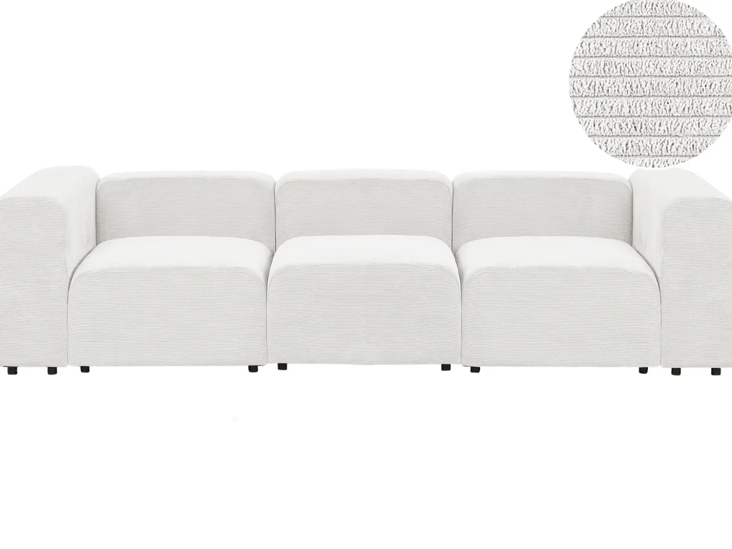 Outlet Sofa modułowa dla 3 osób FALSTERBO Złamana biel Sztruks Wszystkie Sofy|Kolekcje Sof