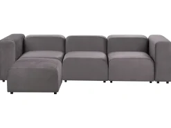Sofa modułowa dla 3 osób FALSTERBO Ciemno Welur z otomaną Wszystkie Sofy|Kolekcje Sof