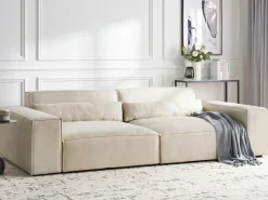 New Sofa modułowa dla 2 osób HELLNAR Jasno Welur Wszystkie Sofy|Sofy Dwuosobowe