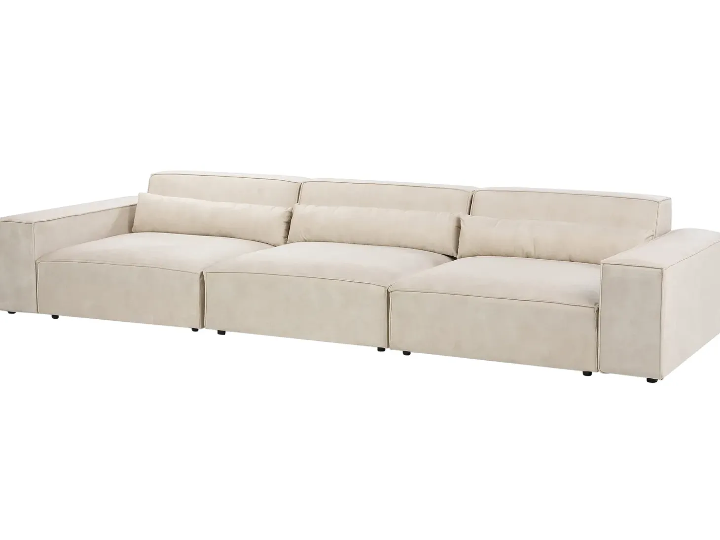 Sale Sofa modułowa dla 3 osób HELLNAR Jasno Welur Wszystkie Sofy|Kolekcje Sof