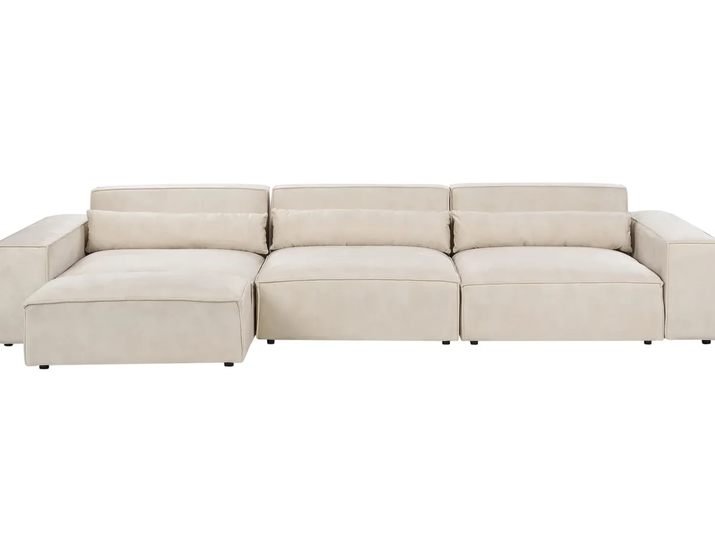 Sale Sofa modułowa dla HELLNAR Jasno Welur z otomaną Wszystkie Sofy|Kolekcje Sof