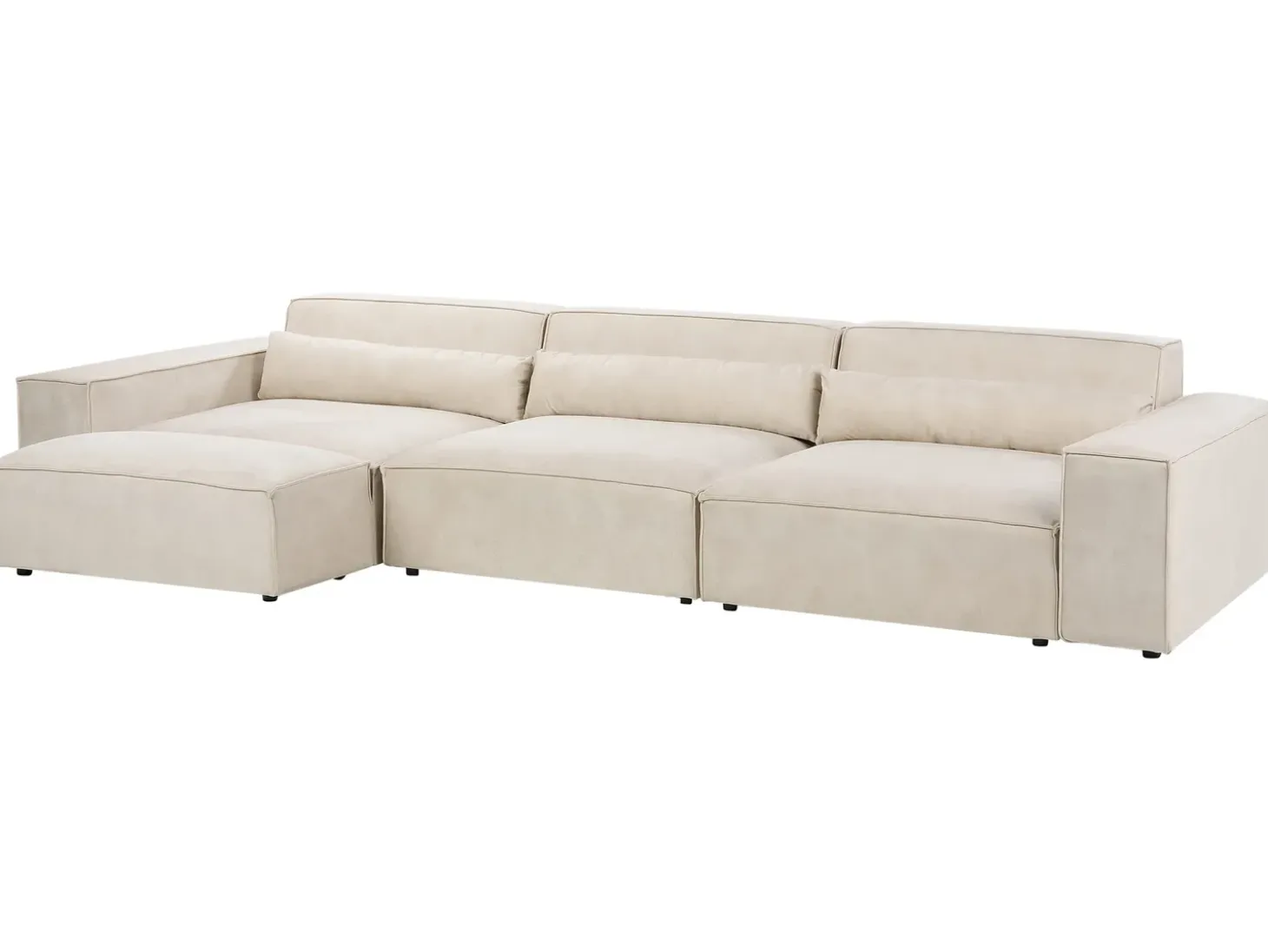 Sale Sofa modułowa dla HELLNAR Jasno Welur z otomaną Wszystkie Sofy|Kolekcje Sof