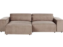 Sofa modułowa dla 3 osób HELLNAR Jasnobrązowy z otomaną