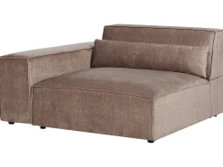 Sofa modułowa dla 3 osób HELLNAR Jasnobrązowy z otomaną
