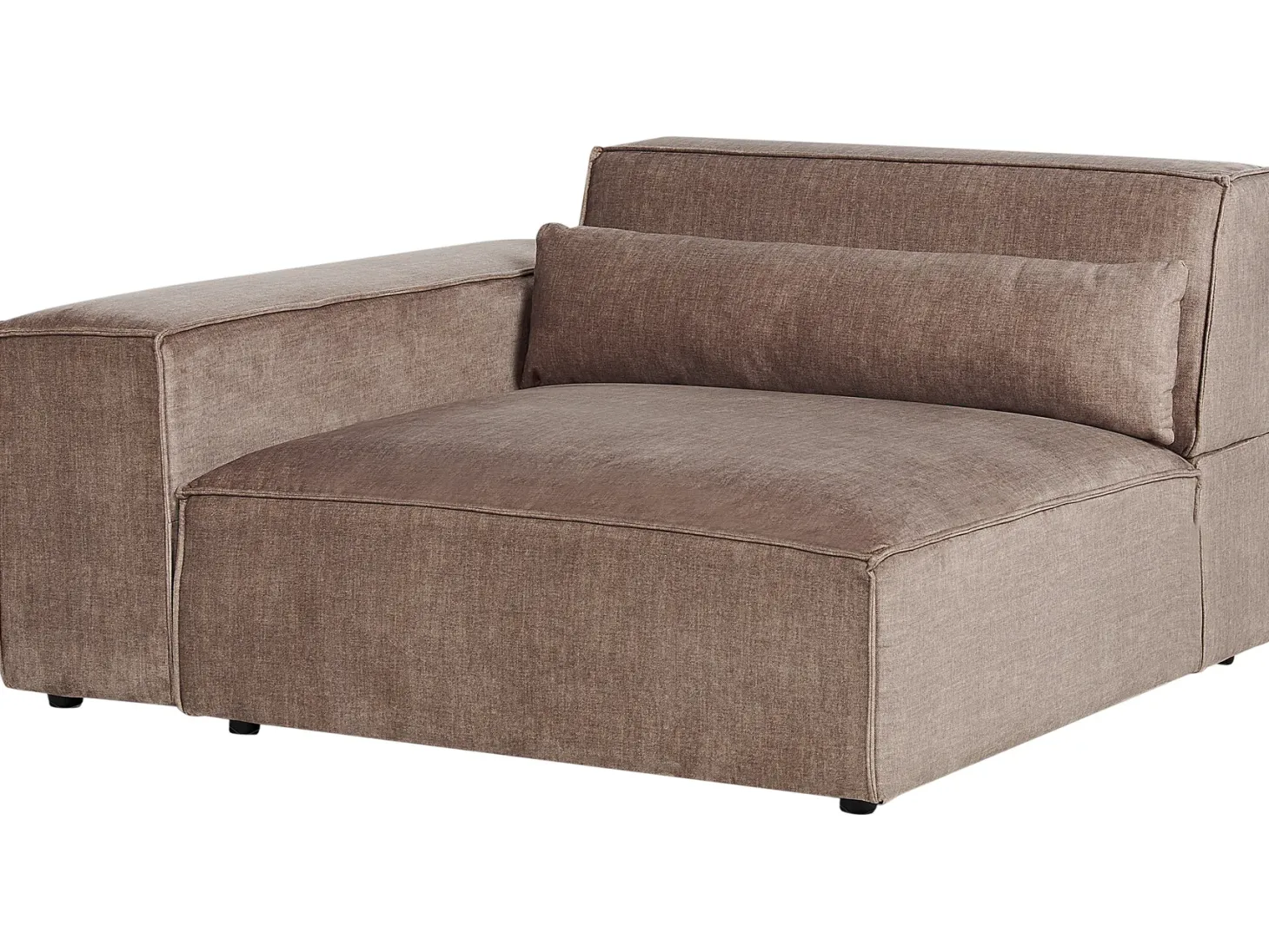 Sofa modułowa dla 3 osób HELLNAR Jasnobrązowy z otomaną