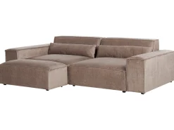 Sofa modułowa dla 3 osób HELLNAR Jasnobrązowy z otomaną