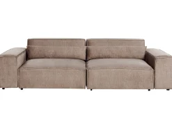 Sofa modułowa dla 3 osób HELLNAR Jasnobrązowy z otomaną
