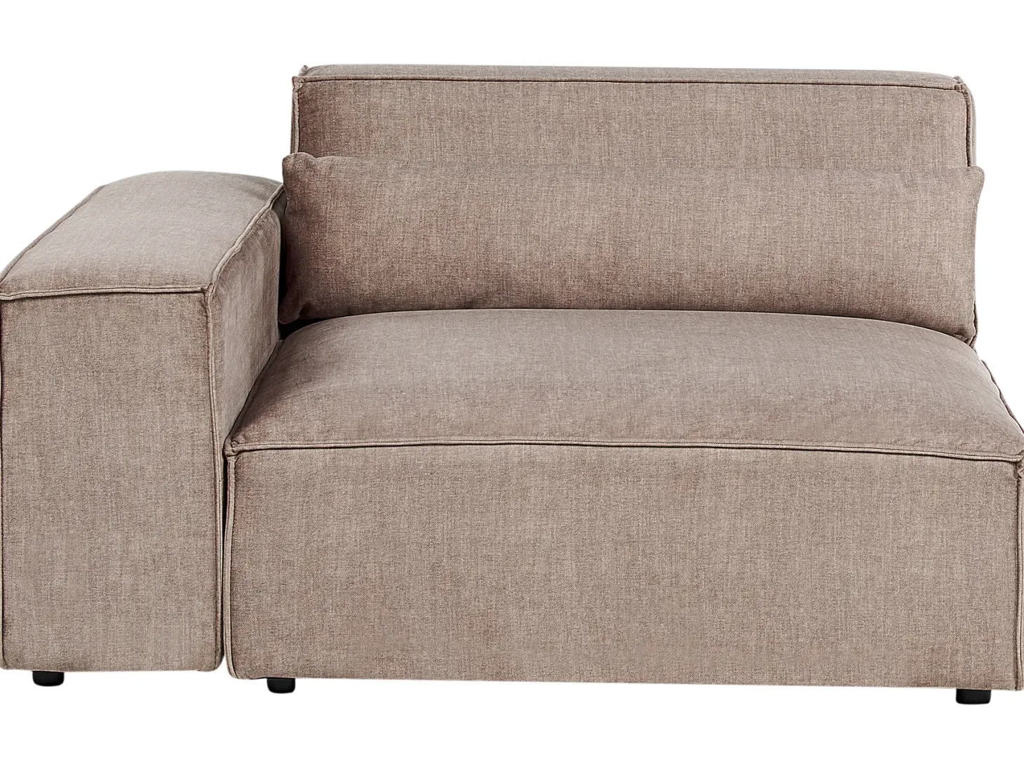Sofa modułowa dla 3 osób HELLNAR Jasnobrązowy z otomaną