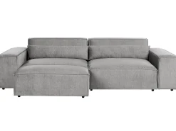 Sofa modułowa dla 3 osób HELLNAR Szary z otomaną