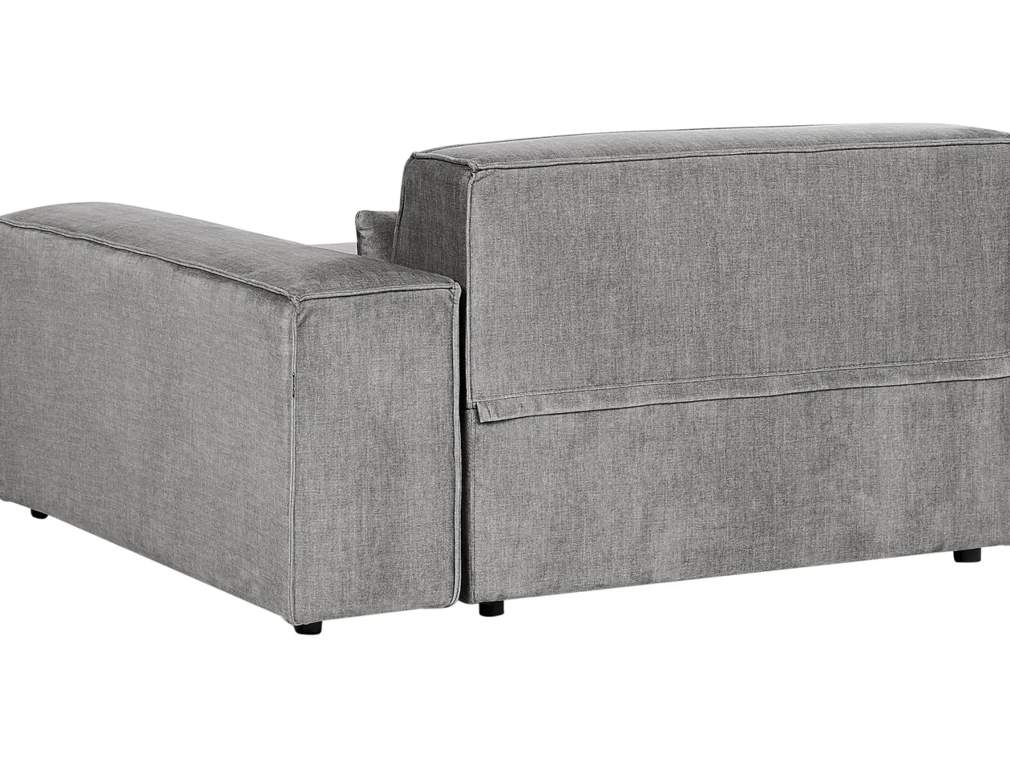 Sofa modułowa dla 3 osób HELLNAR Szary z otomaną
