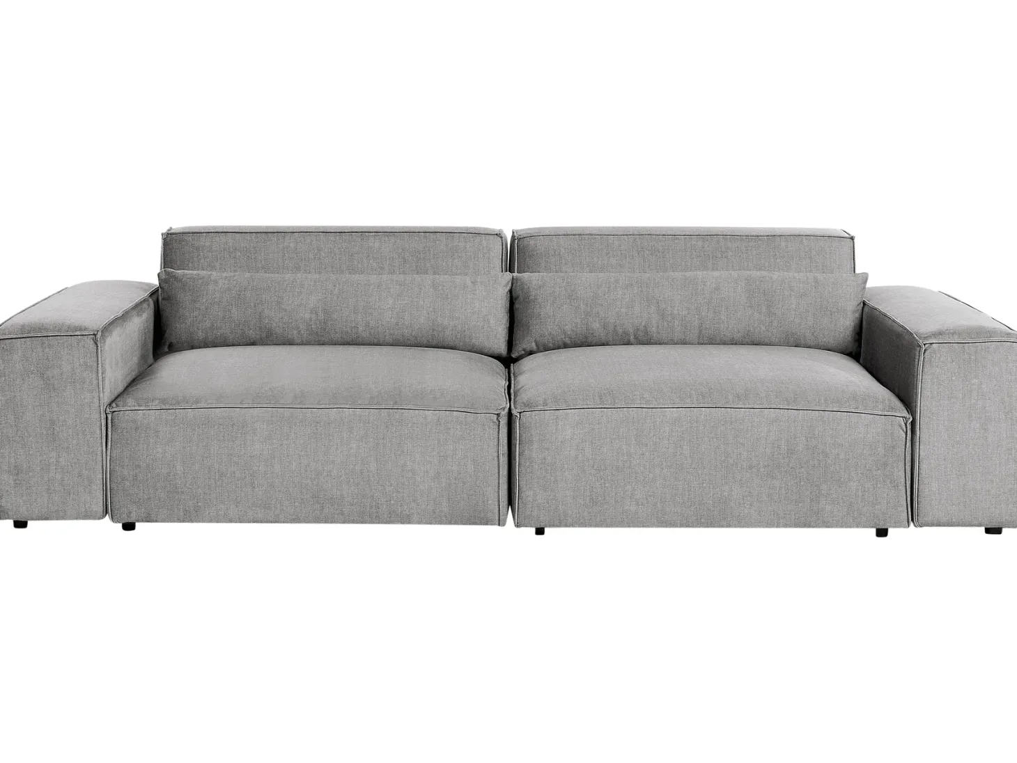 Sofa modułowa dla 3 osób HELLNAR Szary z otomaną