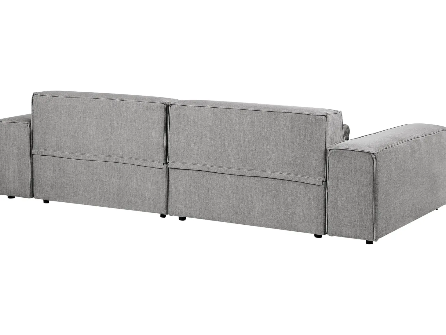 Sofa modułowa dla 3 osób HELLNAR Szary z otomaną