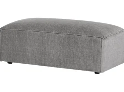Sofa modułowa dla 3 osób HELLNAR Szary z otomaną