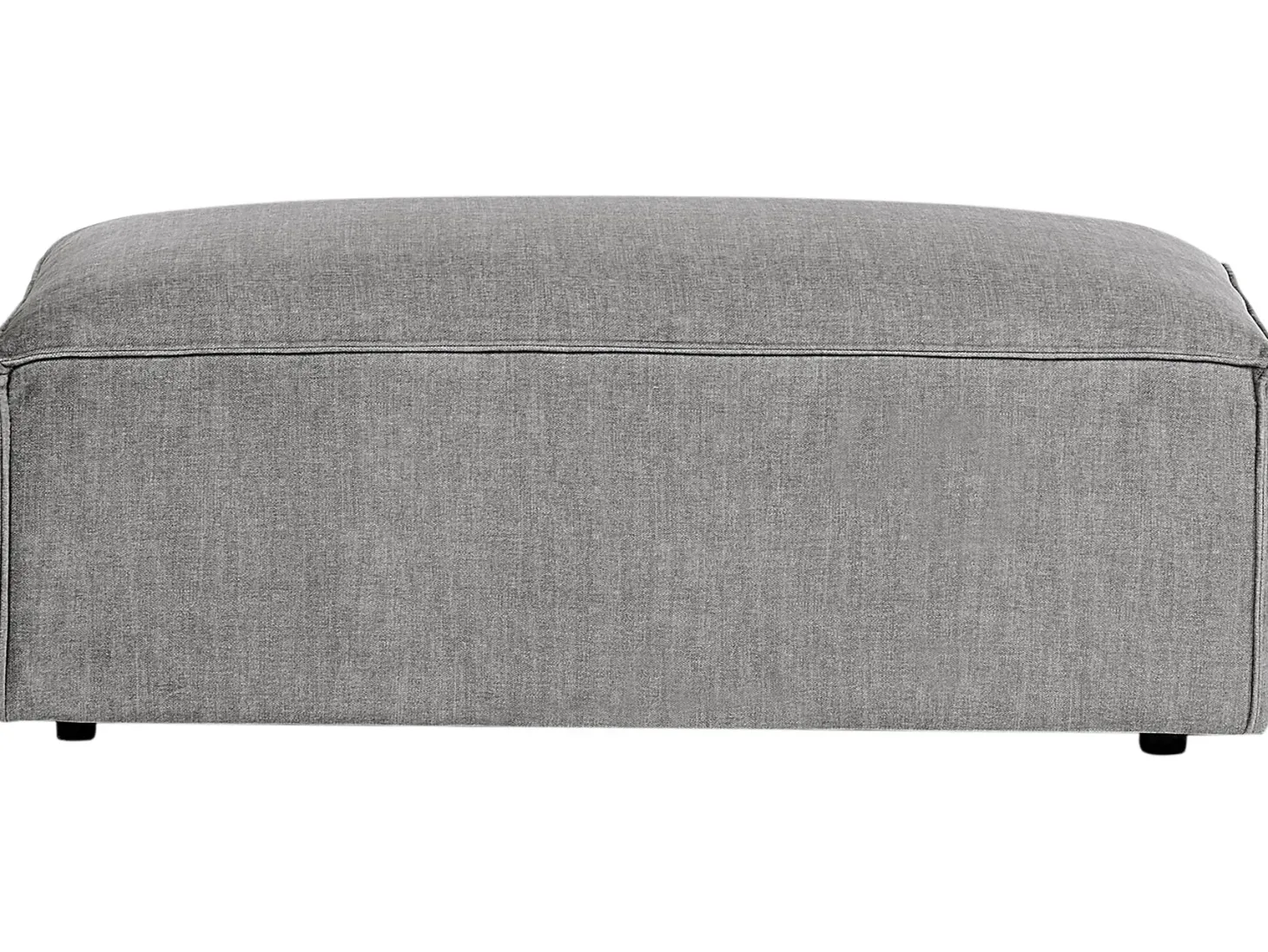 Sofa modułowa dla 3 osób HELLNAR Szary z otomaną