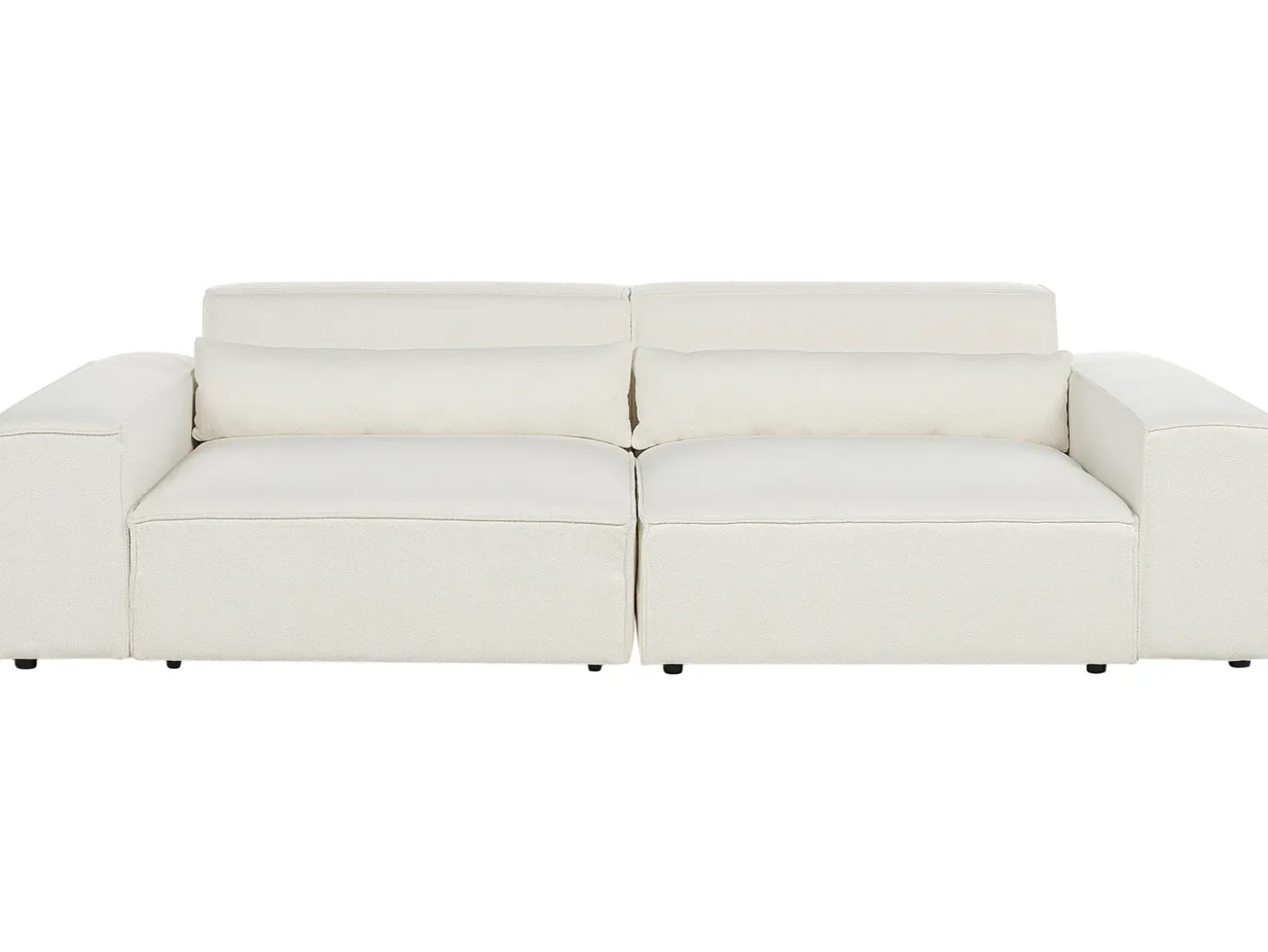 Clearance Sofa modułowa dla 2 osób HELLNAR Złamana biel Boucle Wszystkie Sofy|Sofy Dwuosobowe