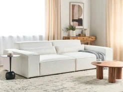 Clearance Sofa modułowa dla 2 osób HELLNAR Złamana biel Boucle Wszystkie Sofy|Sofy Dwuosobowe