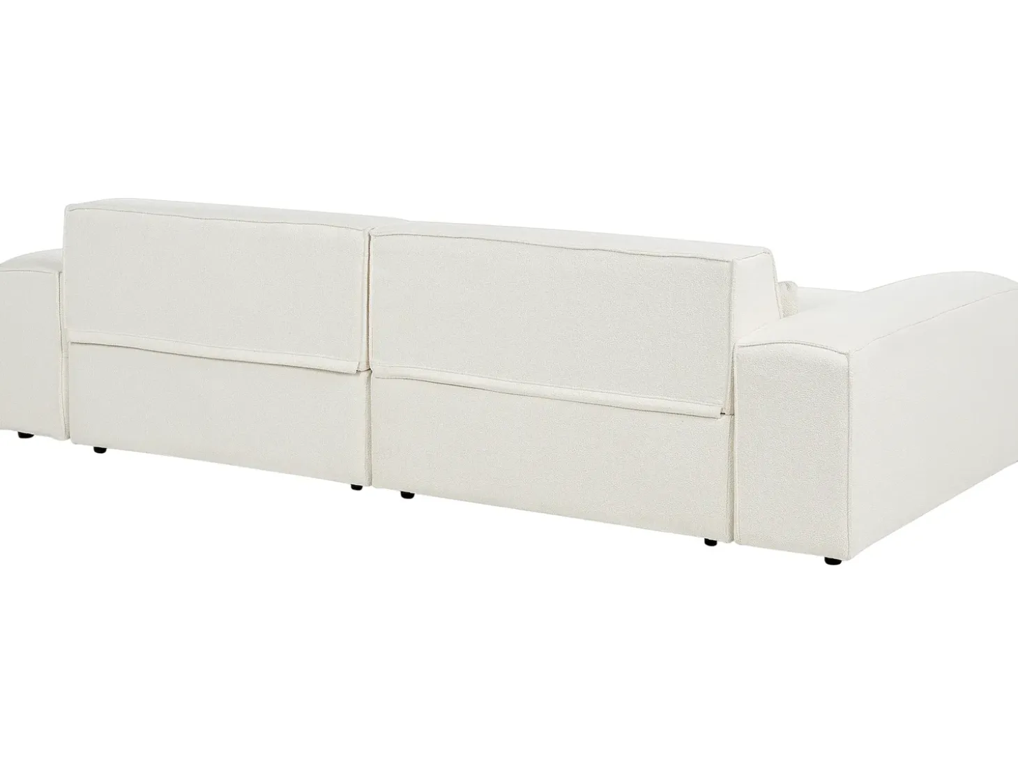 Clearance Sofa modułowa dla 2 osób HELLNAR Złamana biel Boucle Wszystkie Sofy|Sofy Dwuosobowe