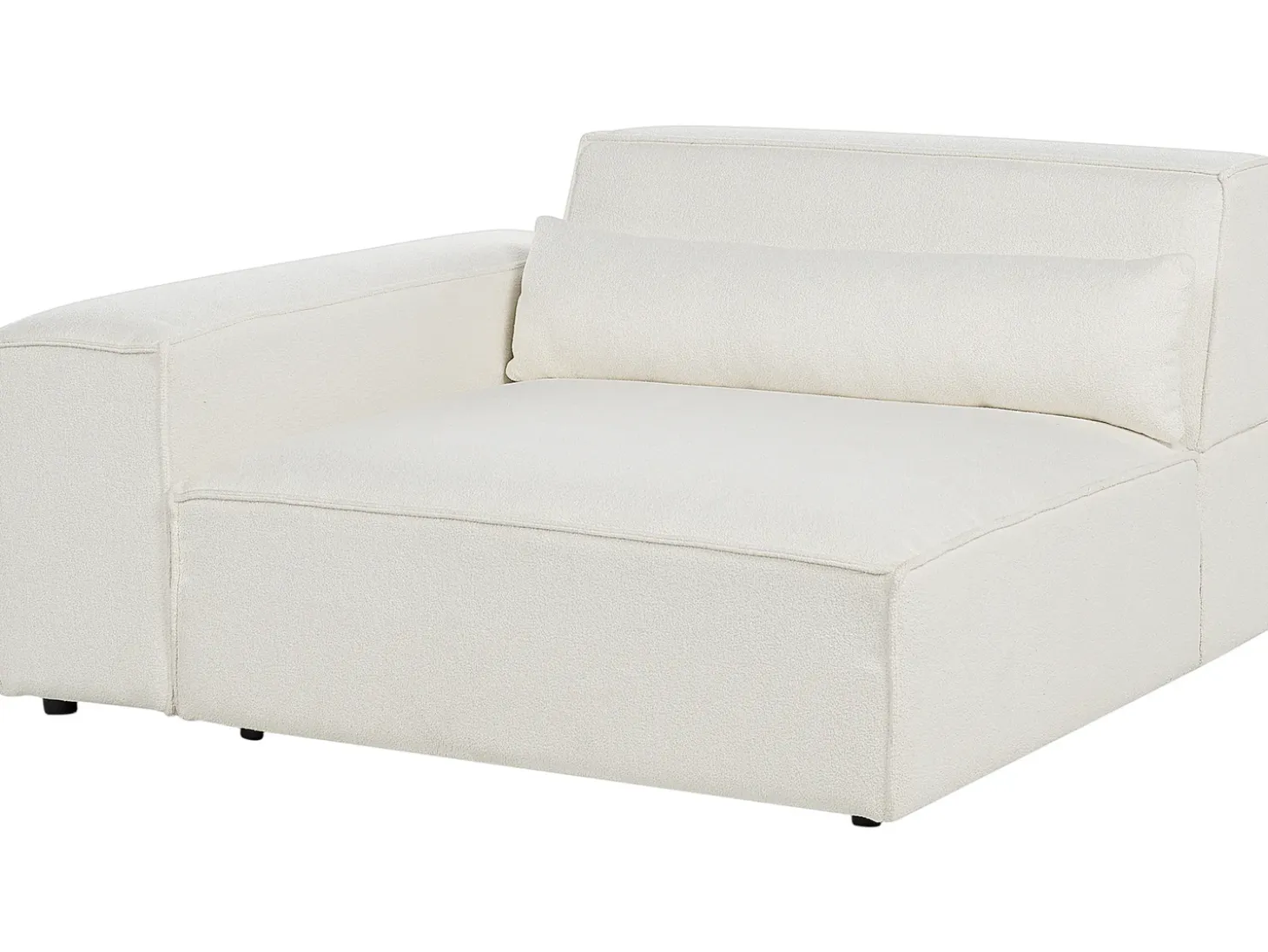 Clearance Sofa modułowa dla 2 osób HELLNAR Złamana biel Boucle Wszystkie Sofy|Sofy Dwuosobowe