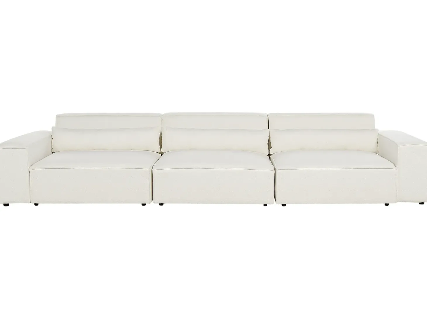 Discount Sofa modułowa dla 3 osób HELLNAR Złamana biel Boucle Wszystkie Sofy|Kolekcje Sof