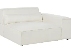Sofa modułowa dla 3 osób HELLNAR Złamana biel Boucle z otomaną