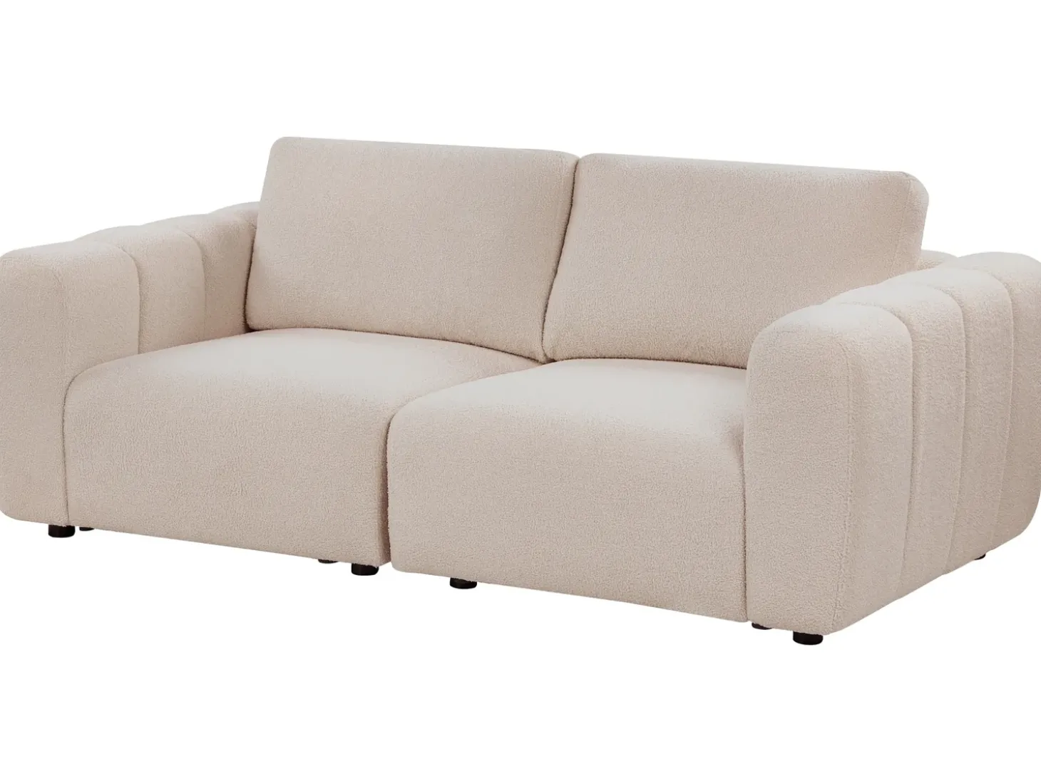 Discount Sofa modułowa dla 2 osób KIVVIK Boucle Wszystkie Sofy|Sofy Dwuosobowe