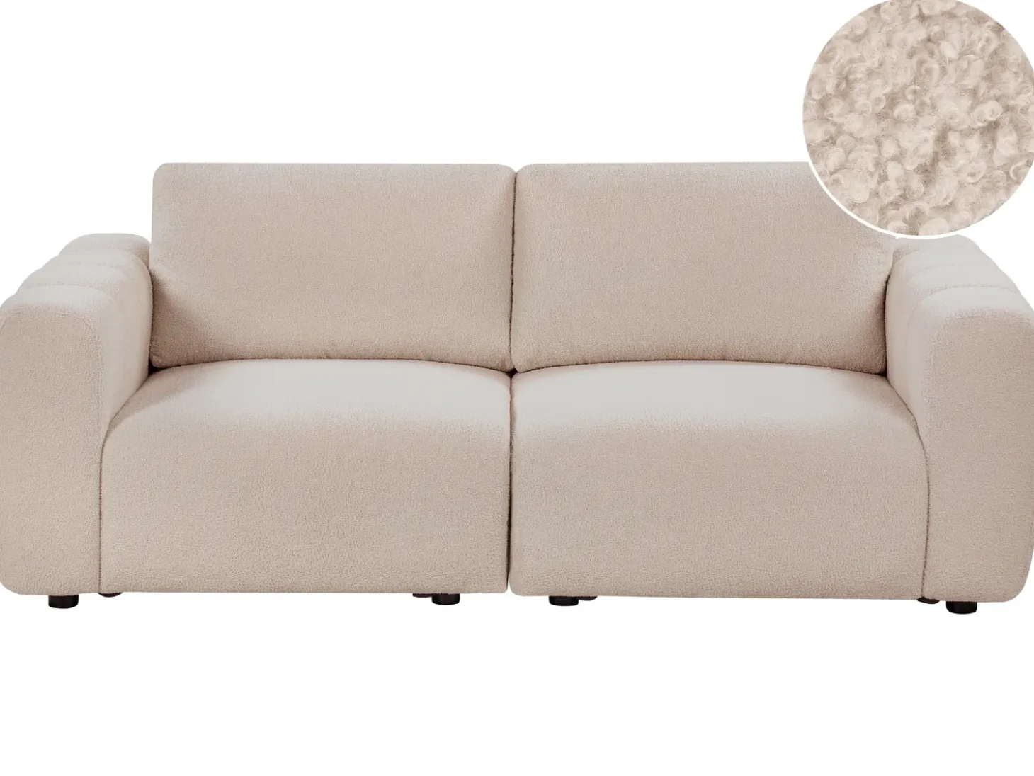 Discount Sofa modułowa dla 2 osób KIVVIK Boucle Wszystkie Sofy|Sofy Dwuosobowe