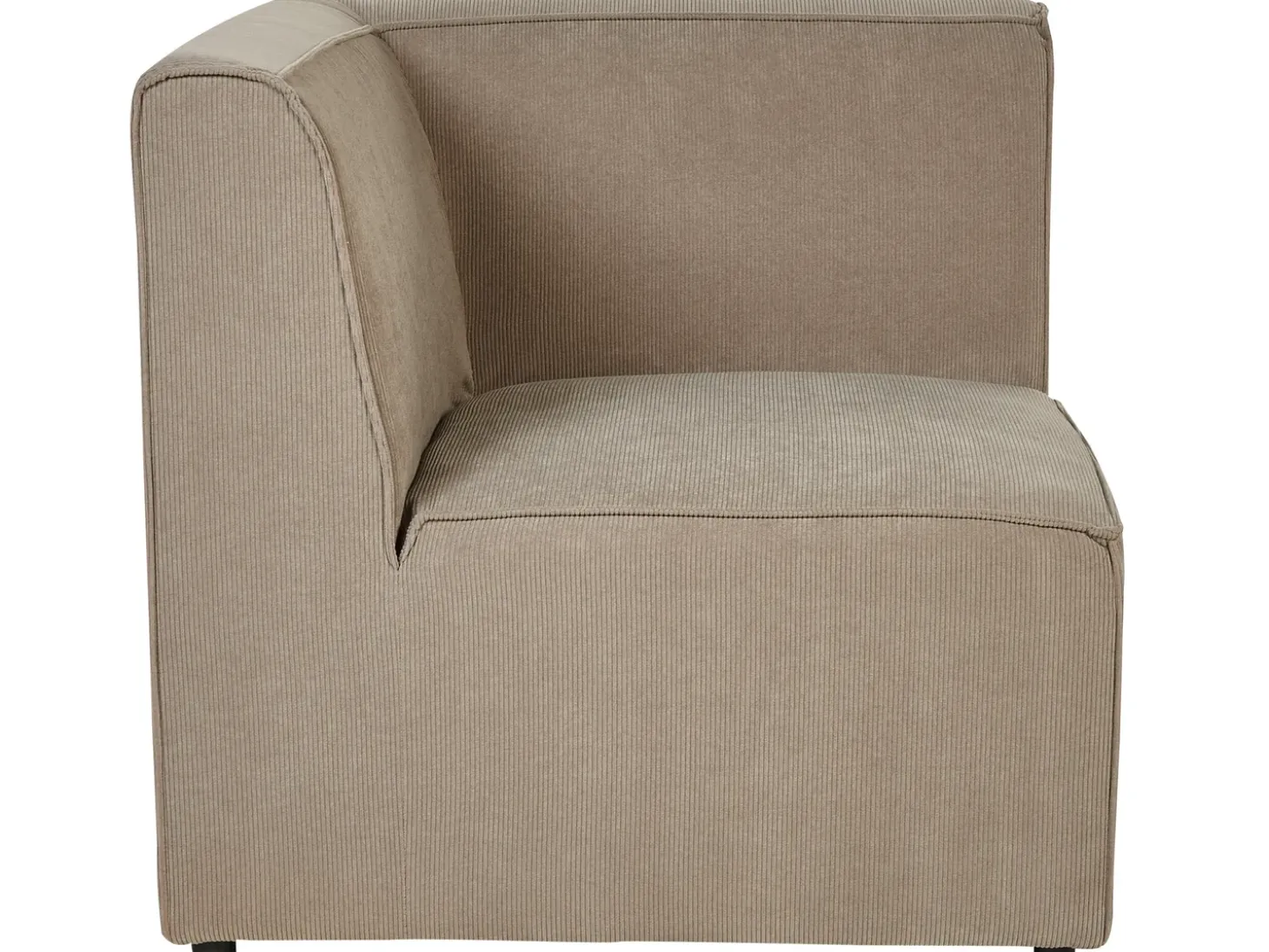 Online Sofa modułowa dla 2 osób LEMVIG Beżowoszary Sztruks Wszystkie Sofy|Sofy Dwuosobowe