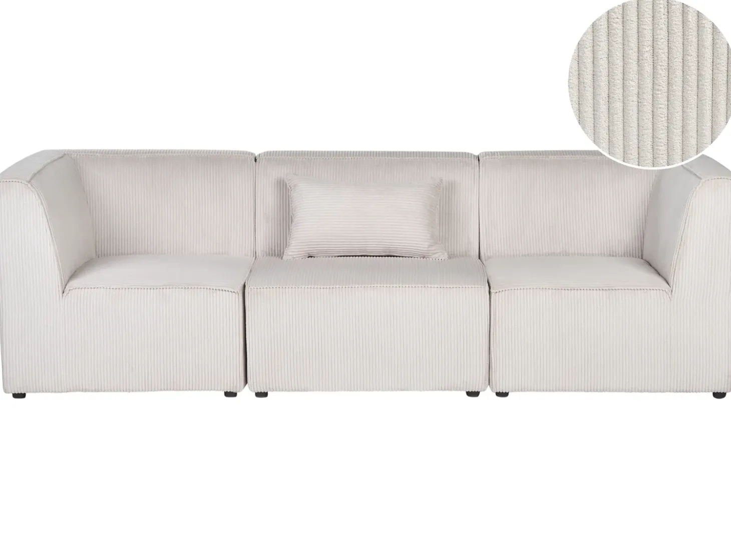 Outlet Sofa modułowa dla 3 osób LEMVIG Sztruks Wszystkie Sofy|Kolekcje Sof
