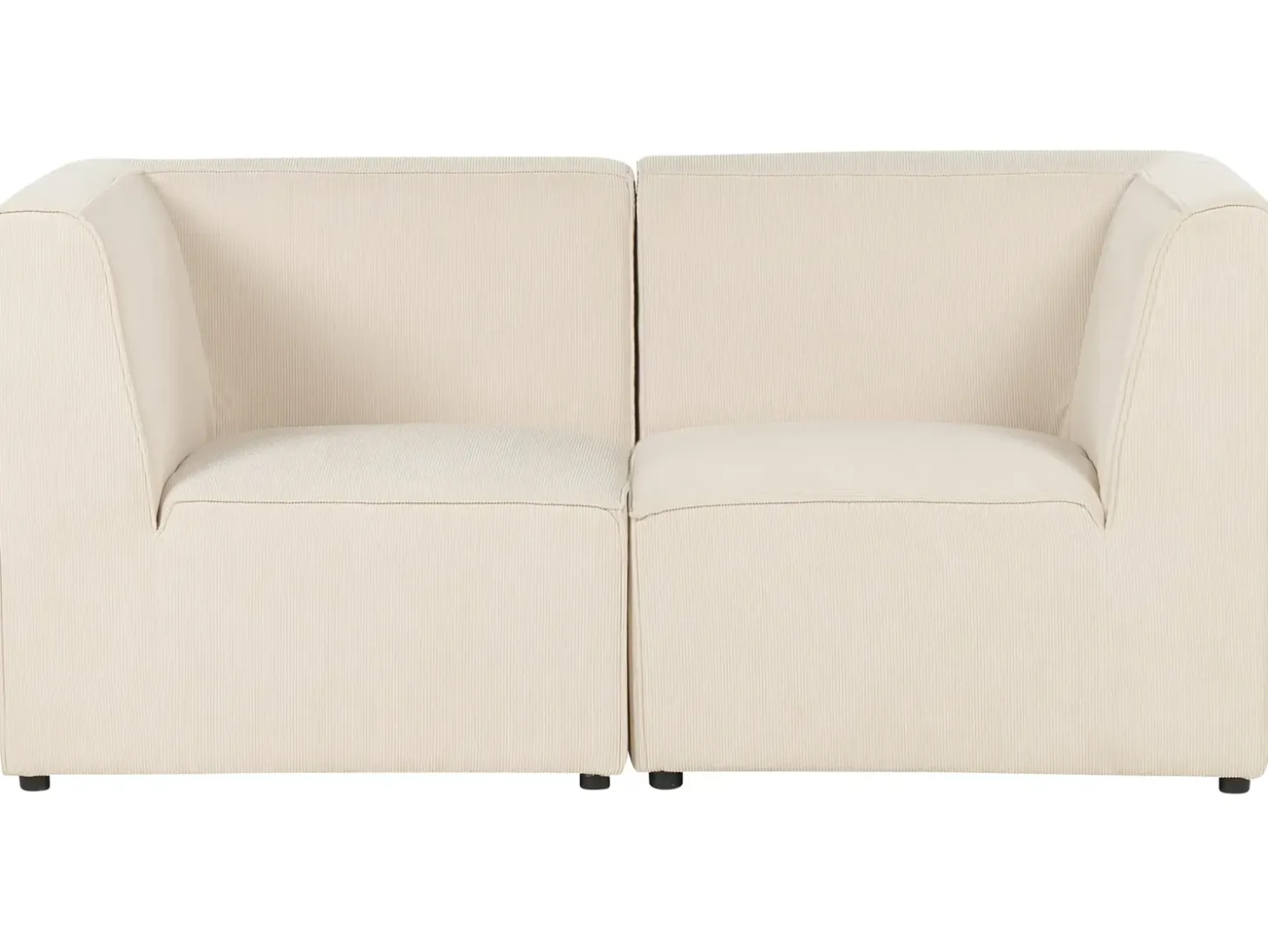 Hot Sofa modułowa dla 2 osób LEMVIG Jasno Sztruks Wszystkie Sofy|Sofy Dwuosobowe