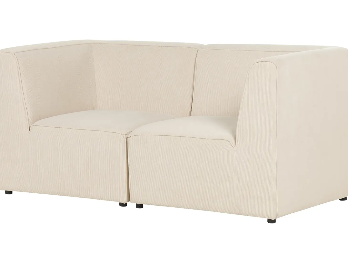 Hot Sofa modułowa dla 2 osób LEMVIG Jasno Sztruks Wszystkie Sofy|Sofy Dwuosobowe