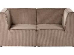 Online Sofa modułowa dla 2 osób LEMVIG Piaskowy Sztruks Wszystkie Sofy|Sofy Dwuosobowe