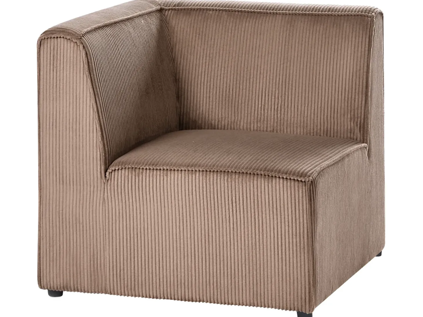 Clearance Sofa modułowa dla 3 osób LEMVIG Piaskowy Sztruks Wszystkie Sofy|Kolekcje Sof